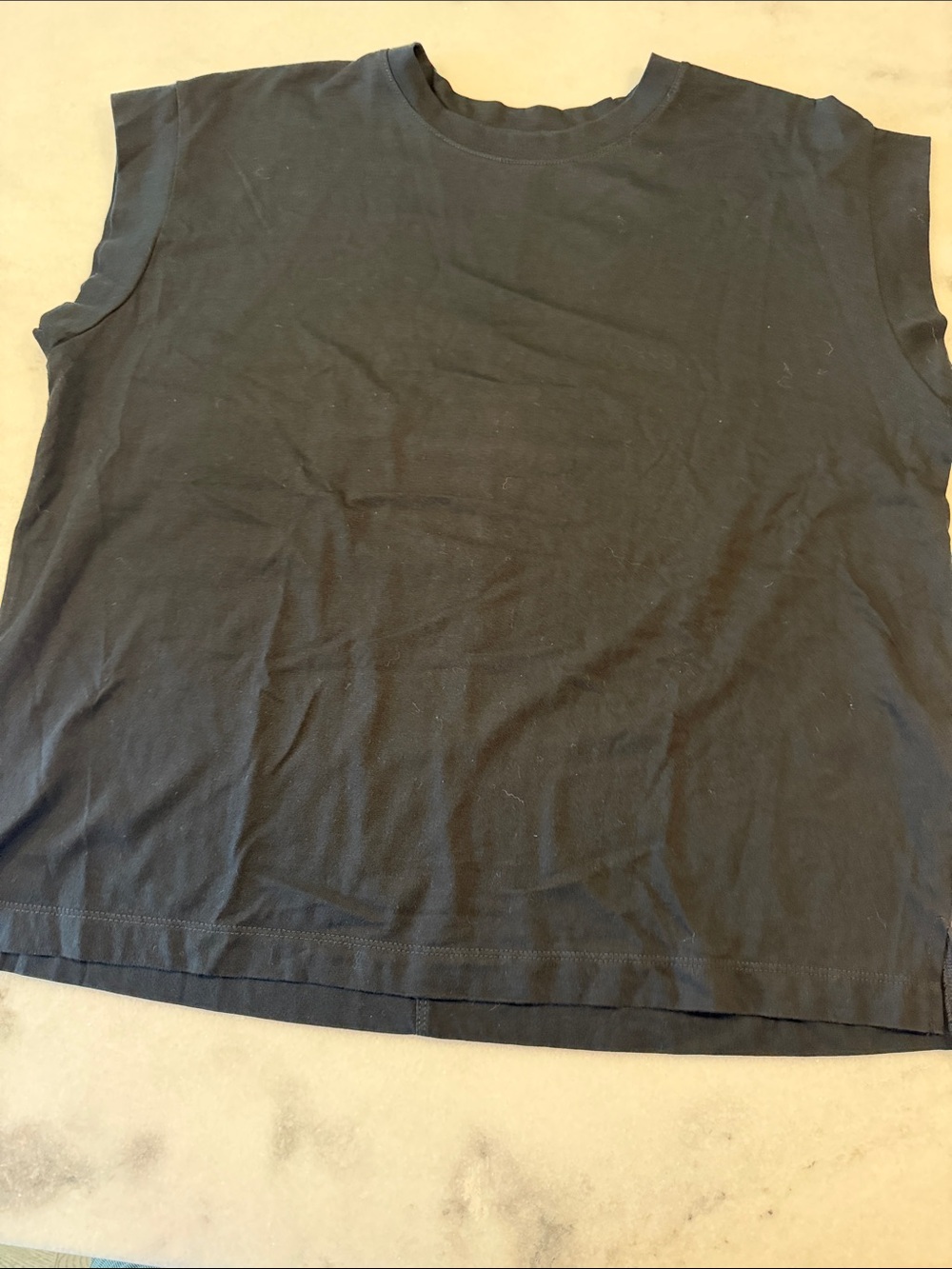 a new day Black Short Sleeve Crewneck Tee